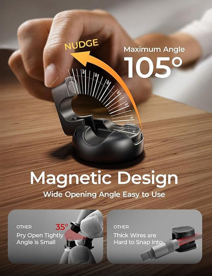 10 Pack Magnetic Cable Clips LISEN Halloween Decor Christmas Decorations Indoor - Image 3
