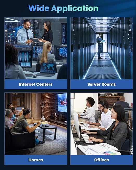 BUSOHE Cat 8 Ethernet Cable 50 FT, High Speed 40Gbps 2000Mhz Braided Network - Image 7