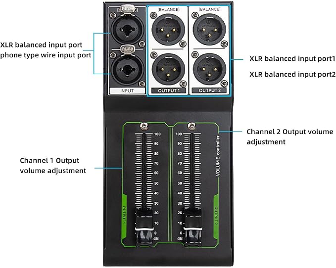 Passive Stereo Monitor Volume Controller, - Image 4