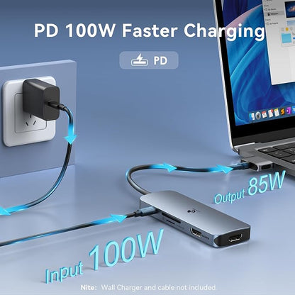 Docking Station for MacBook Pro Air, LIONWEI USB C Docking Station Dual Monitor - Image 6