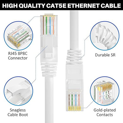Cat5e Ethernet Cable 200 FT, Long Cat 5e Internet Cable, Standard RJ45 Connector - Image 3