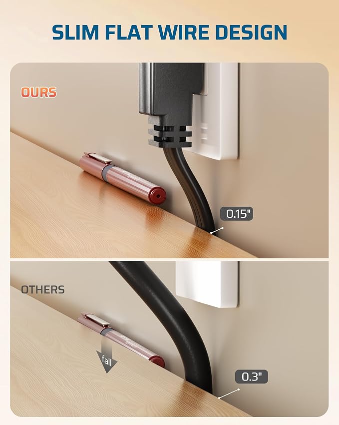 DEWENWILS Heavy Duty 3FT Extension Cord - Image 4