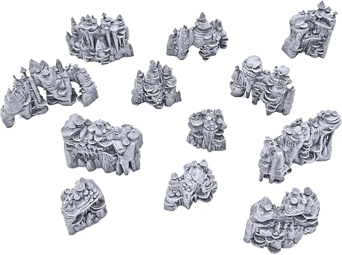 Shroom Grotto Walls by Printable Scenery, 3D Printed Tabletop RPG Scenery and - Image 3