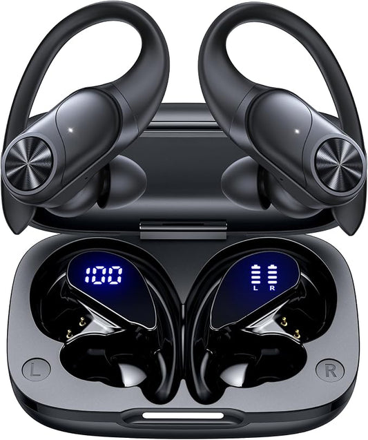 PocBuds Bluetooth Headphones Wireless Earbuds 80hrs Playtime Wireless Charging by PocBuds