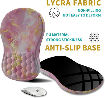 Hokafenle Ergonomic Mouse Pad Wrist Support, Wrist Rest Mousepad - Image 5