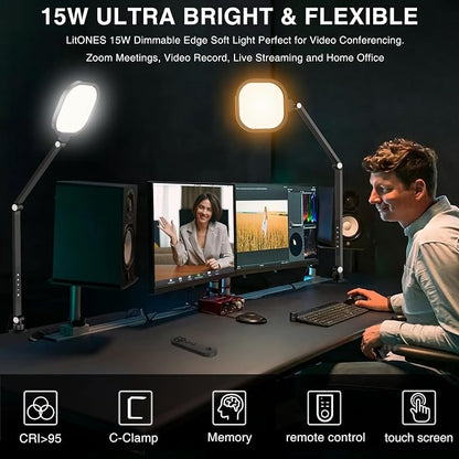 Video Conference Light for Computer, Dimmable Camera Lighting for Video - Image 3