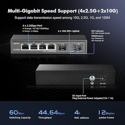 4 Port 2.5G Network Switch - Image 3