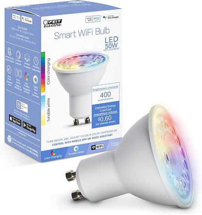 Feit Electric 50-Watt Equivalent MR16 Alexa Google Siri Smart RGBW LED Light by FeitElectricCompany