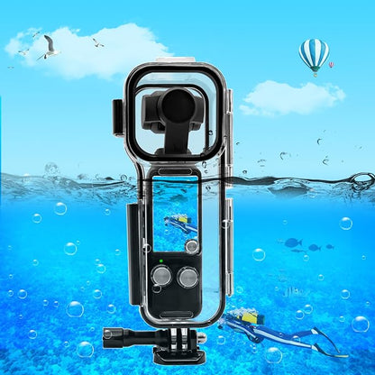 PULUZ 45M/147FT Diving Case for DJI Osmo Pocket 3 Underwater Waterproof Case - Image 3