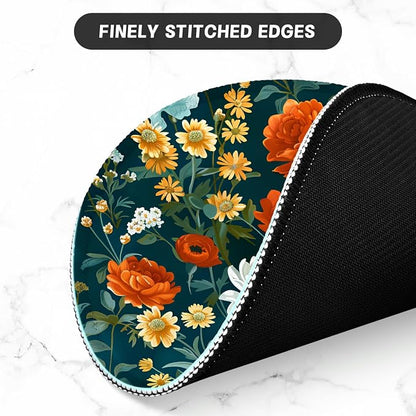 ITNRSIIET Round Mouse Pad with Stitched Edge Premium-Textured Waterproof - Image 4