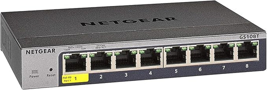 NETGEAR 8-Port Gigabit Ethernet Smart Switch by NETGEAR