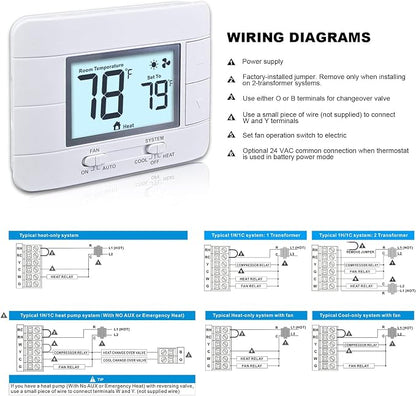 Aowel Non Programmable Thermostat - Image 8