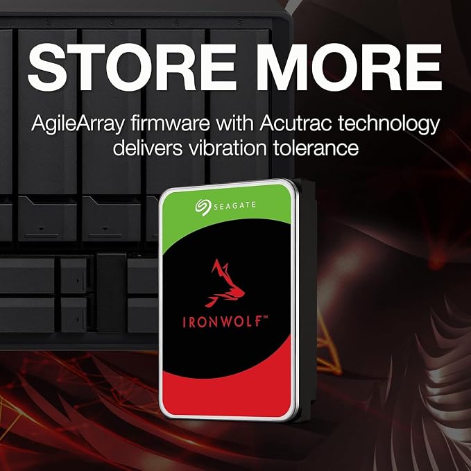 Seagate IronWolf 12TB NAS Internal Hard Drive HDD – CMR 3.5 Inch SATA 6Gb/s - Image 5