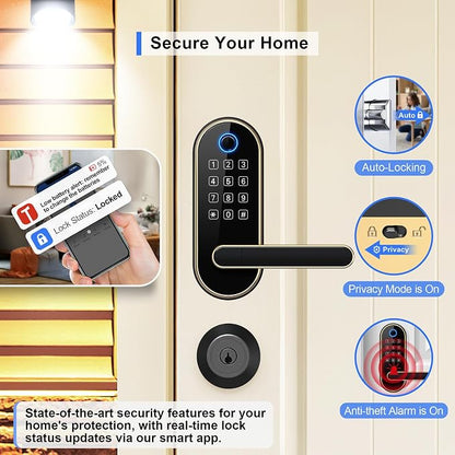 Bluetooth Fingerprint Smart Lock - Image 4