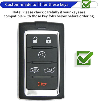 Keyless Entry Systems Key for Jeep Key Fob Cover Shell - Image 2