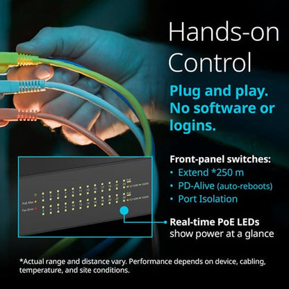D-Link 24-Port Gigabit PoE+ Unmanaged Switch - Image 9