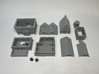 HAUTICO Tabletop Miniature Little Town Building Terrains - Image 8