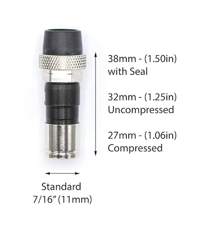 THE CIMPLE CO Water-Tight RG6 Compression Connectors - Image 3