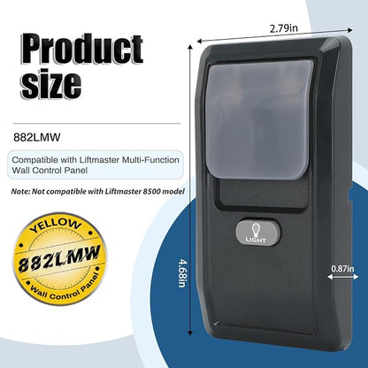 882LMW Multi-Function Wall Control Panel, Compatible only - Image 3