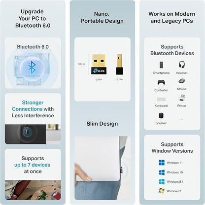 TP-Link USB Bluetooth 6.0 Adapter - Image 2
