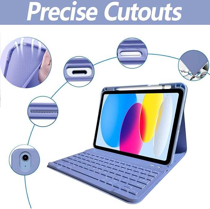 Keyboard Case for iPad 11th 10th Generation - Image 6