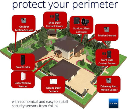 YoLink Hub and Outdoor Security Siren & Smart Alarm Controller Kit - Image 4