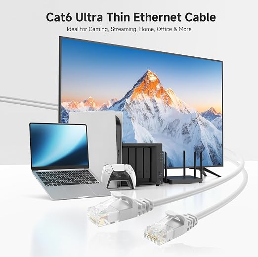 Cable Matters 10Gbps Snagless Cat 6 Ethernet Cable - 25ft - Image 2