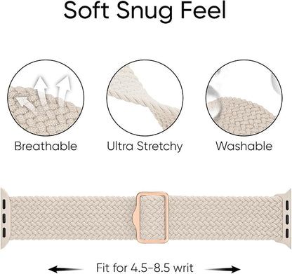 6 Pack Braided Stretchy Bands Compatible - Image 5