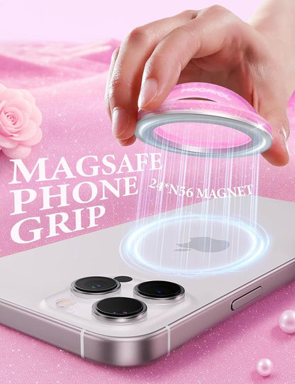 JOYROOM Magnetic Phone Grip, Silicone Finger Loop Grip Phone Grip - Image 5