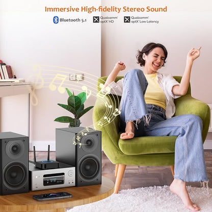 1Mii B06Pro Long Range Bluetooth Receiver, HiFi Wireless Audio Adapter - Image 2