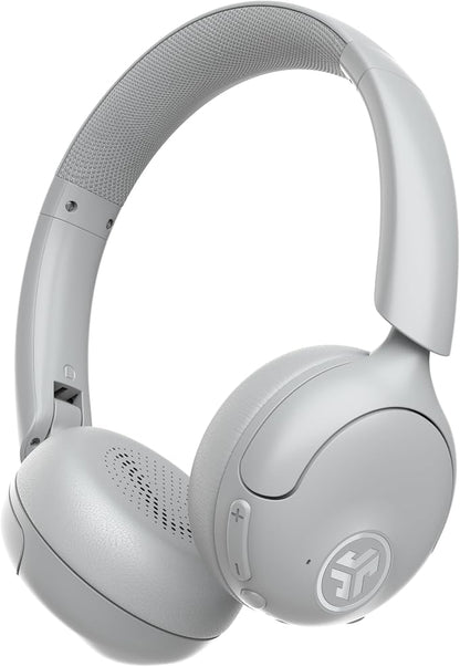 JLab Go Lux ANC Wireless Headphones, Cloud White, Hybrid Active Noise Cancelling by JLab