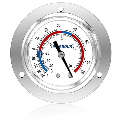Cooler Thermometer Comercial Freezer Thermometer Capillary Design Refrigeration by UHARBOURINSTRUMENT