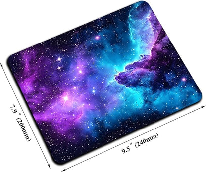 Mouse Pad, Cute Purple Nebula Galaxy Mouse Pads - Image 2