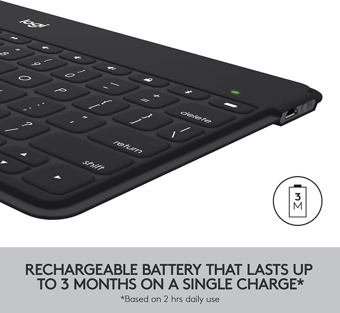 Logitech Keys-to-Go Super-Slim and Super-Light Bluetooth Keyboard - Image 8