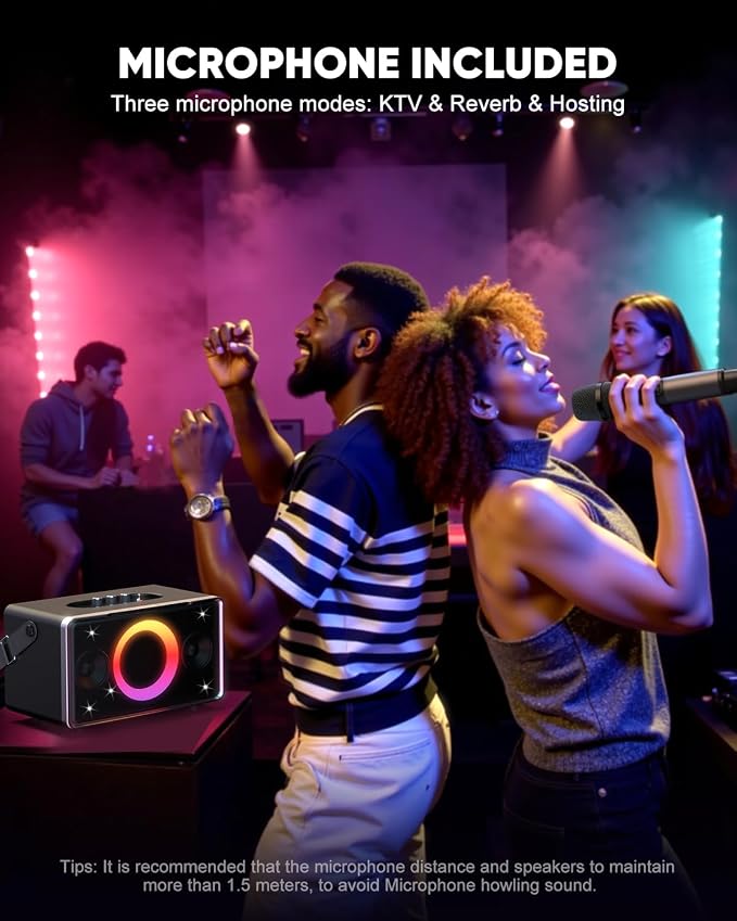 GFEEN Portable Bluetooth Speaker: 100W, 15H Playtime, Wireless Speakers - Image 6