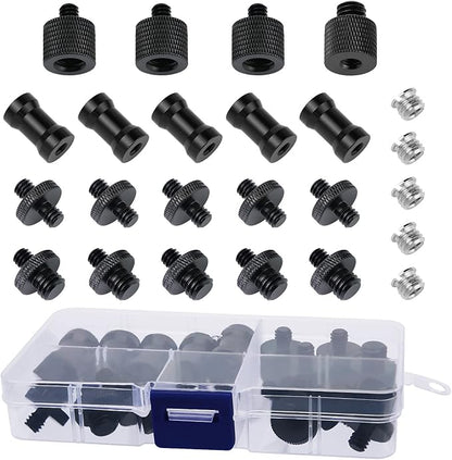 24 Pcs Camera Screw Adapter Set by FRGYEE
