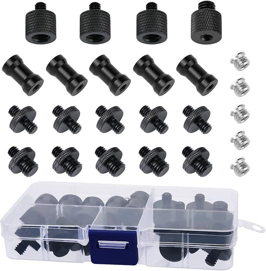 24 Pcs Camera Screw Adapter Set by FRGYEE