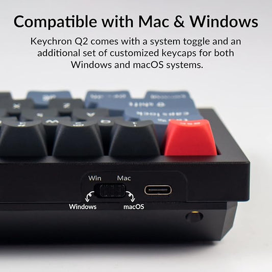 Keychron Q2 Wired Custom Mechanical Keyboard, QMK/VIA Programmable Macro - Image 2