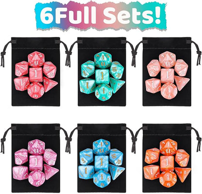 DND Dice, Surhugvy 6 X 7 Polyhedral Dice Set - Image 2