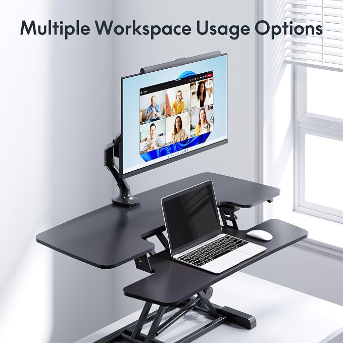 FlexiSpot Single Monitor Stand for Desk Adjustable Spring Vesa Monitor Mount - Image 7