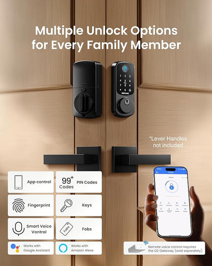 DESLOC Smart Door Lock B200, Smart Deadbolt Lock, Keyless Entry Door Lock - Image 2