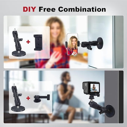 Magnetic Camera Mount for Action Camera, 12 Strong Magnet Base - Image 6