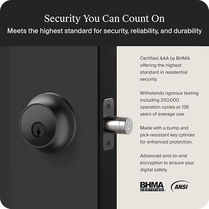 Level Lock Pro - World’s Smallest, Innovative Smart Lock - Matter-Over-Thread - Image 5