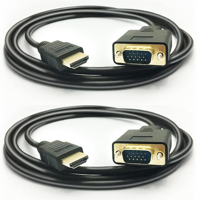HDMI to VGA Cable, 1080P HDMI Male to VGA Male M/M Video Converter Cord vga by PeoTRIOL
