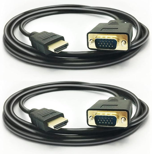 HDMI to VGA Cable, 1080P HDMI Male to VGA Male M/M Video Converter Cord vga by PeoTRIOL