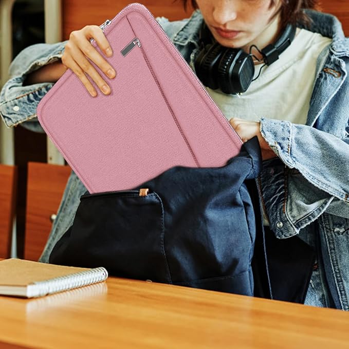15.6 inch Laptop Case, Slim Computer Carrying Bag Protective Cover Briefcase - Image 6