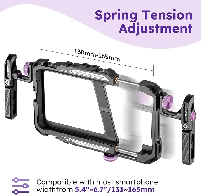 Universal Smartphone Filmmaking Stabilizer, Phone Cage - Image 7