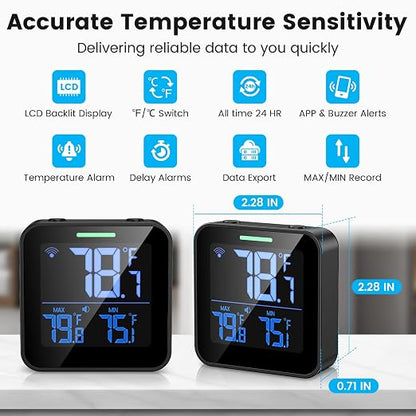 Nutelo Upgraded Refrigerator Thermometer - Image 7