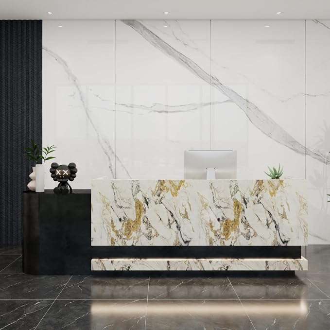 Front Desk Reception Counter by TIZAZOFashionHome