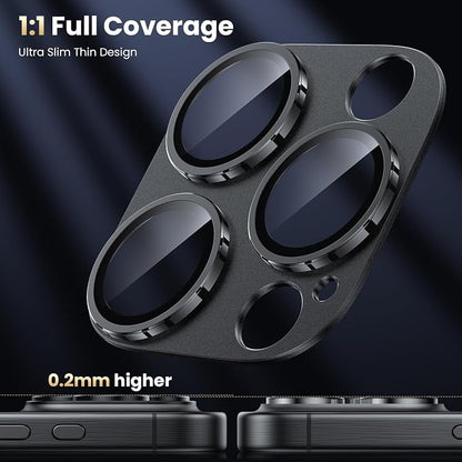 WSKEN for iPhone 16 Pro/iPhone 16 Pro Max Camera Lens Protector, Metal Aluminum - Image 4